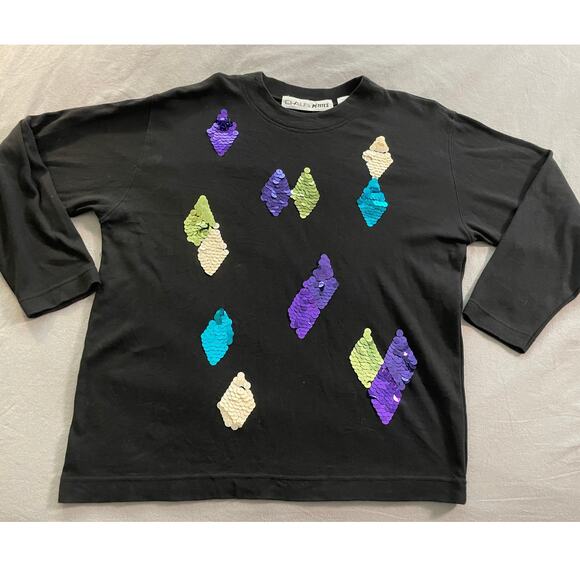 Chaus Petites Tops - Chaus Petites Sweatshirt with Sequins SZ Med